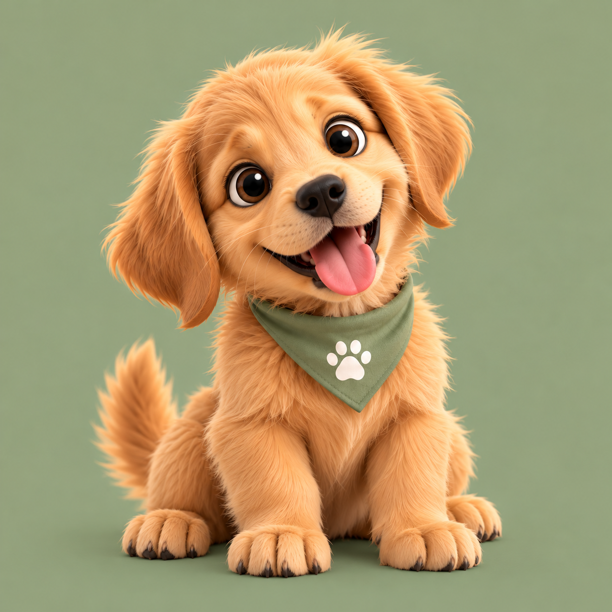 Milo, the illustrated Puppy Reset brand mascot
